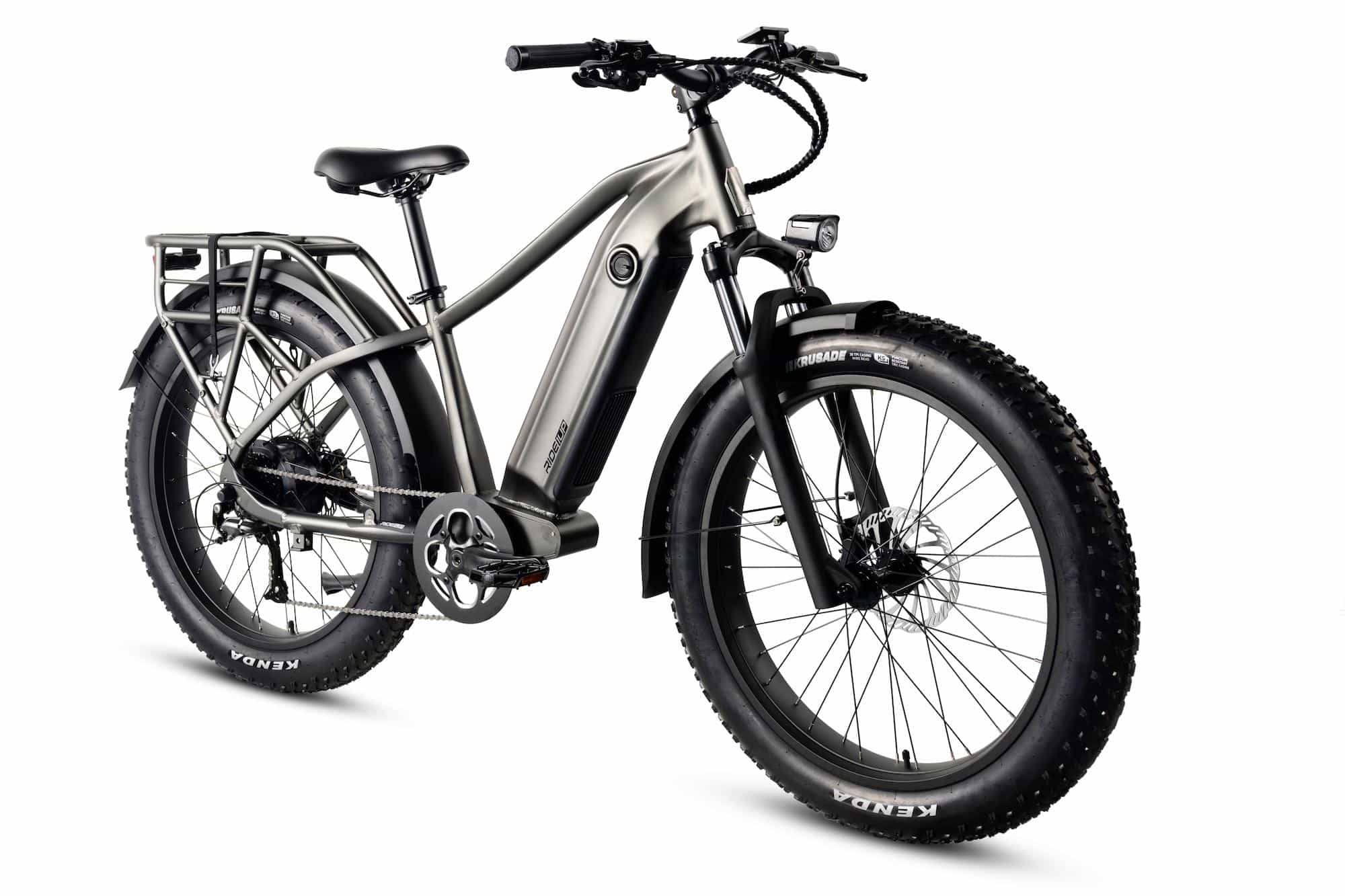 Motor Power: 750W Sustained<br>Speed: 28mph/20mph<br>Range: 45-60 miles per charge<br>Battery: 48V, 20ah <br>Payload Capacity: 150 lb capacity