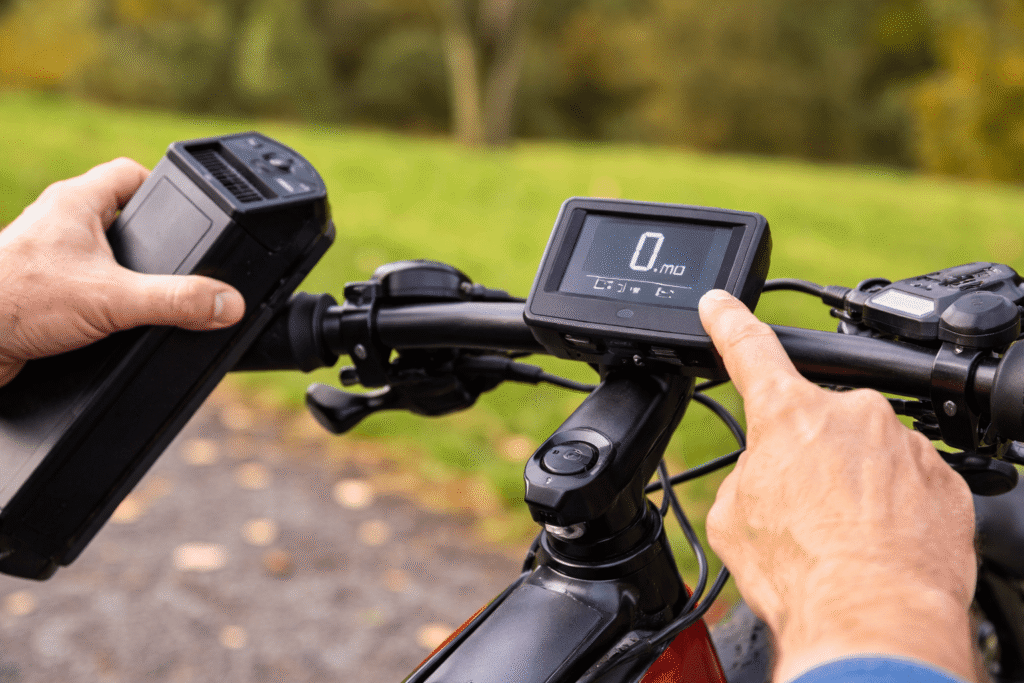 how to reset ebike display