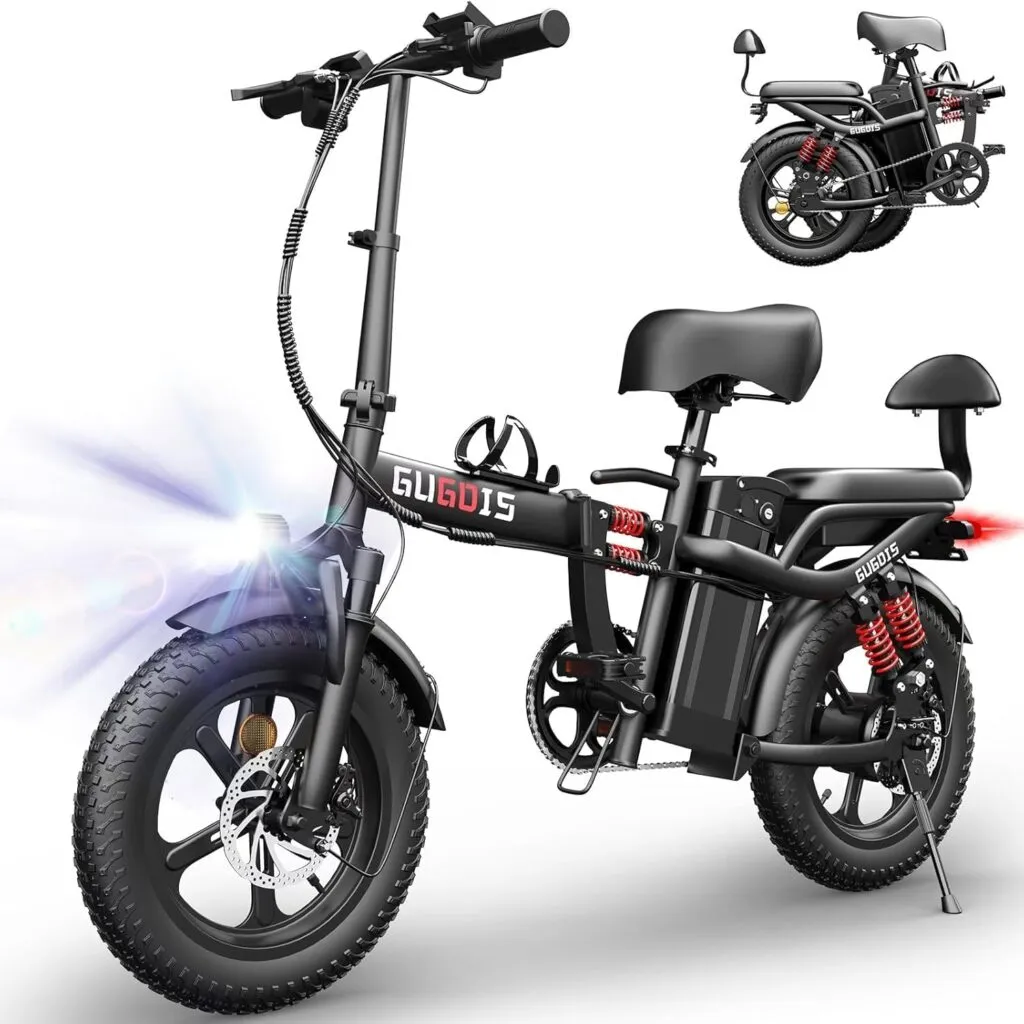 2 seater folding e-bike