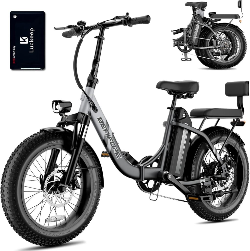 2 seater folding e-bike