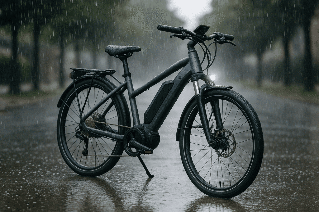 are electric bikes waterproof