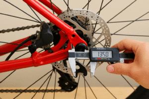 how to measure rear drop out fork on ebike