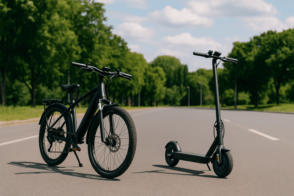 Electric bike vs electric scooter