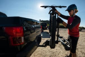 can you put an electric bike on a bike rack