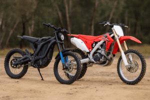 electric dirt bike vs gas