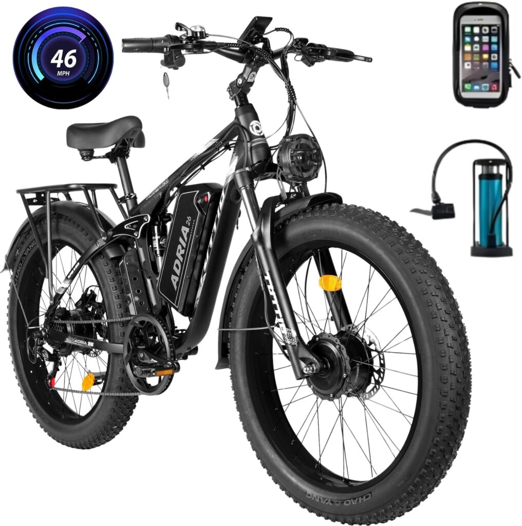 dual motor fat tire electric bike